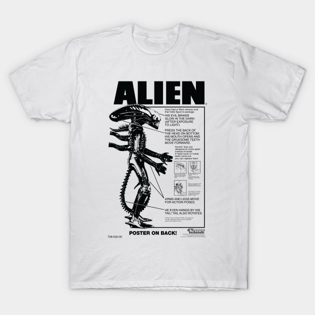 ALIEN Instructions T-Shirt by Chewbaccadoll